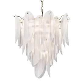 Glass Chandelier in Modern Blomst Style